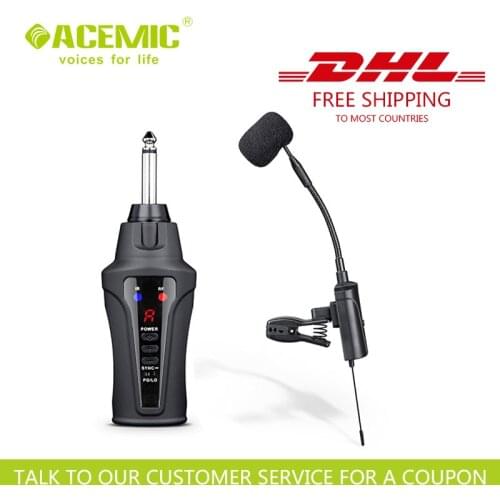 ACEMIC ST-5 Outdoor Portable Wireless Saxophone Microphone FREE & FAST DHL SHIPPING to most countries