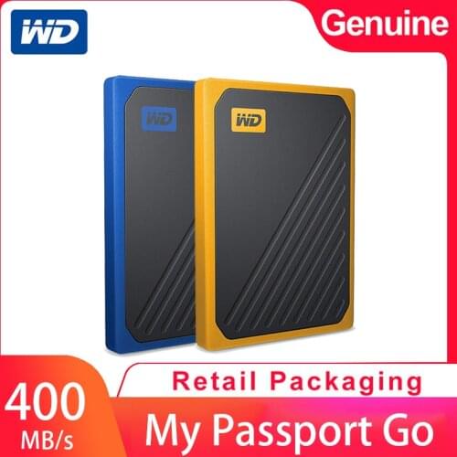 Western Digital My Passport Go mobile solid state hard drive PSSD 1TB mobile hard drive USB3.0