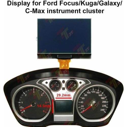 LCD Cluster Display For Ford C-MAX Galaxy Focus Kuga Instrument Cluster