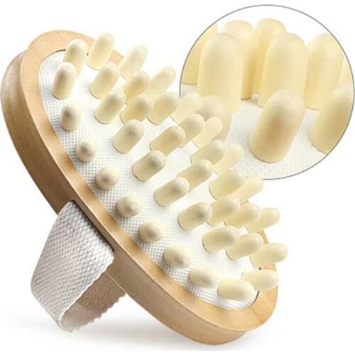 1PCS Soft Cellulite Body Massager Brush Glove Anti Cellulite Slimming Relaxing Scrub Massager Bath Spa