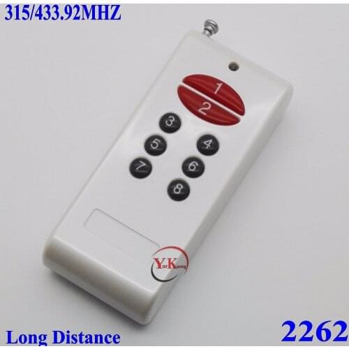 1000M 8Button RF Wireless Remote Control/Radio Controller/Transmitter controller for wireless switch receiver fittings 315/433