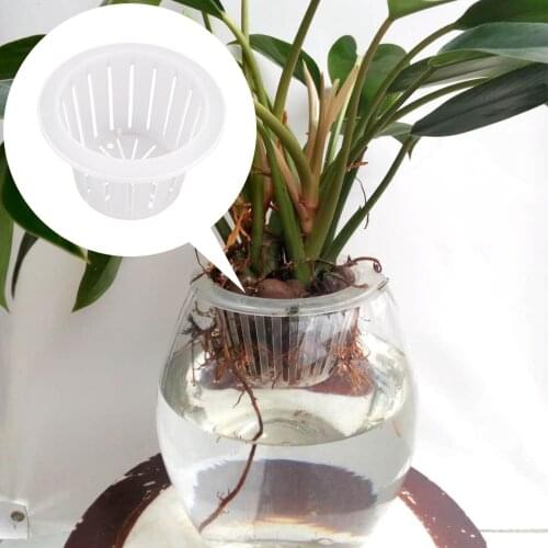 12pcs Hydroponic Colonization Mesh Pot Net Cup Basket Hydroponic Aeroponic Planting Grow Clone Nursery Plant Soilless