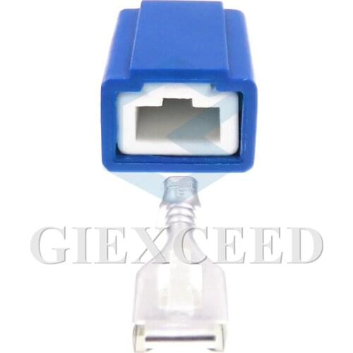 2 Sets 1 Pin 6.3 Series H1-2A Heavy Current H1 Lamp-socket Wire Harness Socket Ceramic Lamp Holder Wiring Plug