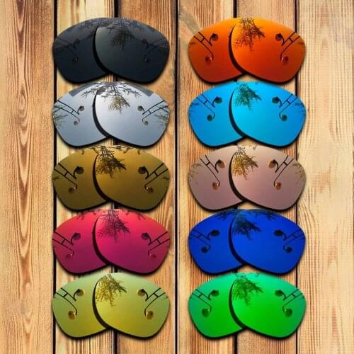 2 Pairs 100% Precisely Cut Polarized Replacement Lenses for Garage Rock Sunglass - Many Colors
