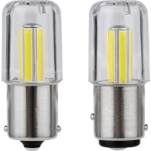 2Pcs 6 Filament LED Car Brake Light Backup Reverse Bulb 1156 BA15S 1157 BAY15D 12V 24V COB Auto Turn Signal Lamp