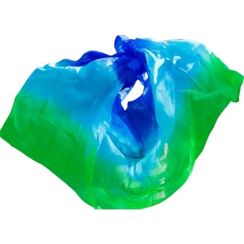 2017 design 100% real silk belly dance veil, cheap dance veils,tari veil wholesale 250 270*114cm Rose Turquoise Green