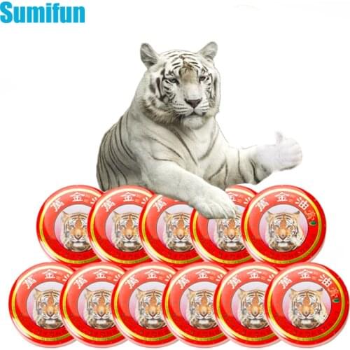 5/10/20Pcs Original Red Tiger Balm Mint Cooling Oil Muscle Rub Aches Cream Anti-Itching Headache Red Tiger Pain Relief Ointment