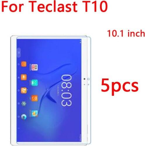 5pcs/lot Ultra Clear Glossy Screen Protector Protective Film For Teclast P10 T10 10.1 inch Tablet Film +5pc dry cloth