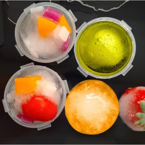 6cm Big Size Ice Ball Molds Sphere Round Ball Ice Cube Makers Home and Bar Party Kitchen Whiskey Cocktail DIY Ice Cream Mold