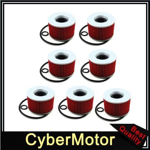 7x Oil Filter For Honda CB750 CB500K CB350K CB400F GL1000 KAWASAKI KZ400D
