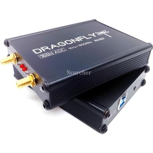 RX-666 LTC2208 SDR Wireless Receiver Radio 1KHz-1800MHz 16Bit Sampling Broadband Radio Station 32Mhz