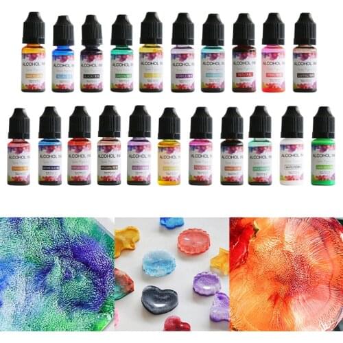 Color Liquid Pigment Epoxy Resin Color Tint UV Resin Colorant Dye Liquid Colorant For Resin Jewelry Making JS22