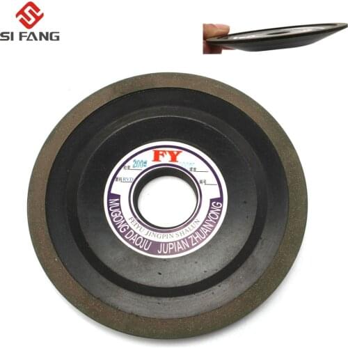 6" 150mm Tapered Diamond Grinding Wheel to Grind Carbide Hard Steel Alloy saw blade abrasive disc abrasion wheel 200 Grit 100