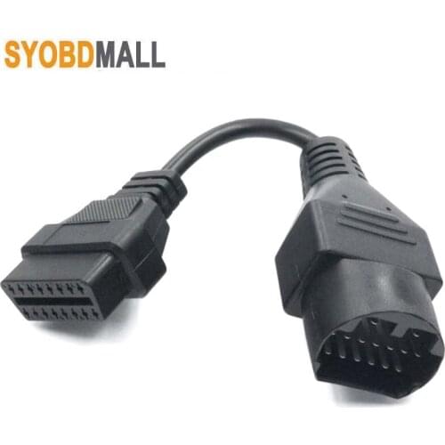 OBD2 Adapter Cable for Mazda 17Pin To 16Pin Connector OBD 2 Car Diagnostic Extension Cable for Mazda 17 Pin TO 16 Pin Adapter