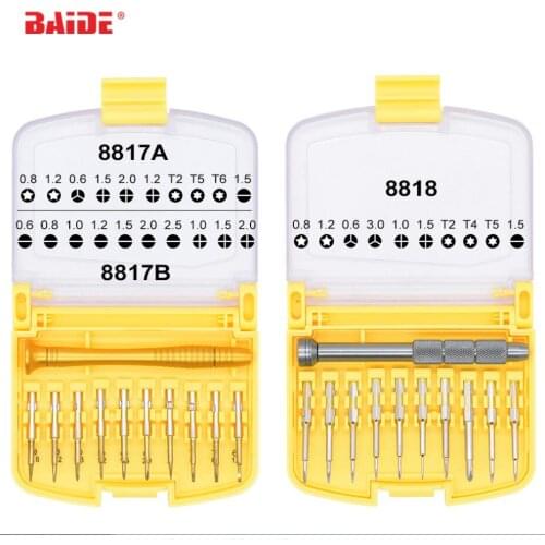 11 in 1 Precision Multipurpose Screwdriver Kit With 1.0 Phillips 0.6 Slotted 0.8 Slot Type screwdriver 3.0 Y T2 T4 T5 2.5