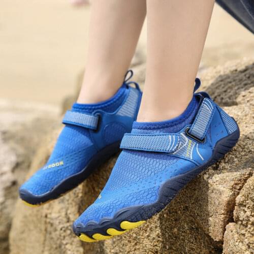 Non Slip Children Outdoor Sports Wearproof Beach Sneakers Quick-Dry Water Shoes Breathable Wading Upstream Shoes