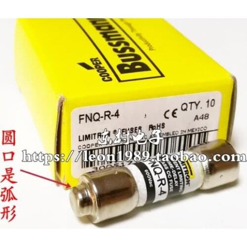 New original packaging FNQ-R-4 CC-TRON Fuse 4A 600V 1 year warranty {No.11warehouse spot} Immediately sent