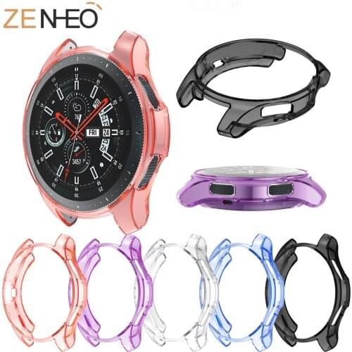 New TPU case for Samsung Galaxy watch 46mm band strap soft cover protective case in thermoplastic polyurethane shell frame