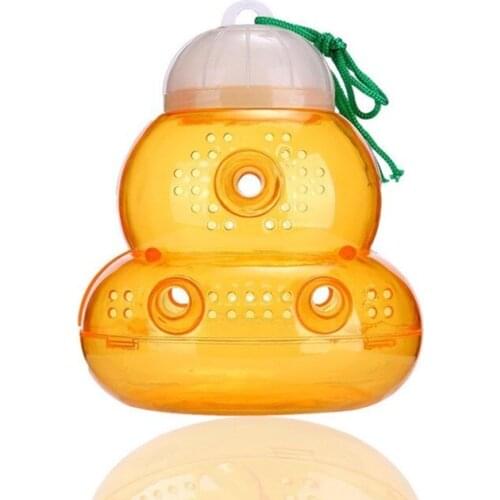 Practical Fruit Fly Trap Killer Plastic Drosophila Trap Fly Catcher With Attractant orchard vegetable pest control garden Insect