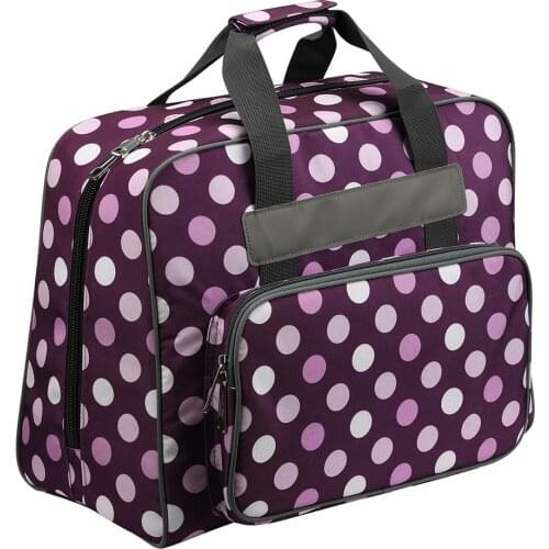 Practical Sewing Machine Handbag Crochet Kits Travel Carrying Case Tote Bag Oxford Cloth Large Capacity Crochet Kit Storage Bag