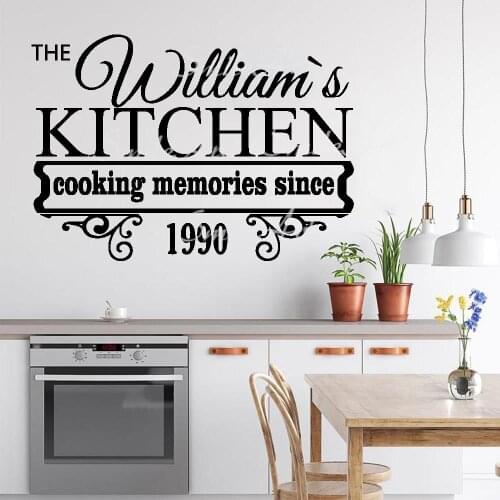 Romantic kitchen Wall Art Decal Decoration Fashion Sticker For Kids Rooms Decoration Wall Decal Home Decor