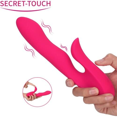 G Spot Vibrator for Women Dual Vibration Silicone Dildo Waterproof Female Vagina Clitoris Massager Sex Toys for Women Adult Toys