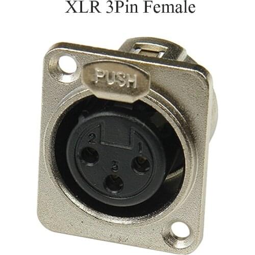XLR 3Pin 4Pin 5Pin PLUG SOCKET 3P 4P 5P PANEL MALE Female