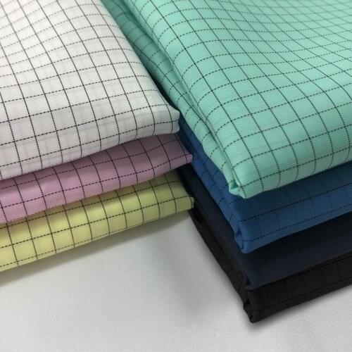 Free Shipping Size 1.5*1m 100D Gridding Grid Antistatic Fabricdust-Free Cloth Dust-Proof Cloth Anti-Static Fabric