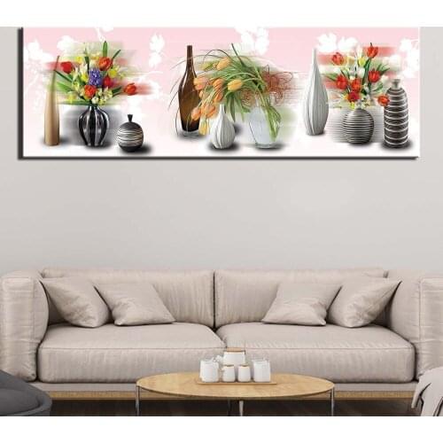 Large 5D Diamond Embroidery Still life vase Cross Stitch DIY Diamond Painting Diamond Mosaic Rhinestones Modern decoration AS72