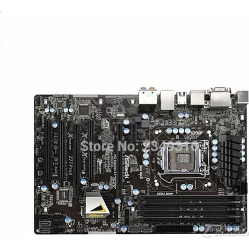 For ASRock Z77 Pro4 Desktop Board Z77 Motherboard Slot LGA1155 DDR3 SATA3 USB3.0 Support I7 3770K