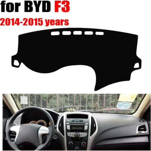 FUWAYDA Car dashboard covers mat for BYD New F3 2014-2015 years Left hand drive dashmat pad dash cover auto dashboard
