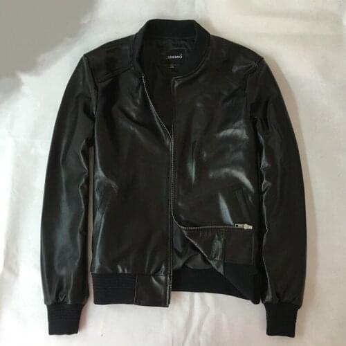 Genuine Leather Jacket for Man Women Fashion Slim Real Sheepskin Leather Short Jaqueta Suede Motorcycle Jaquetas De Couro