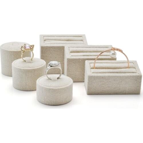 Linen Insert Bangles Display Holder Ring Display Stand Ring Display Rack Bangle Showcase