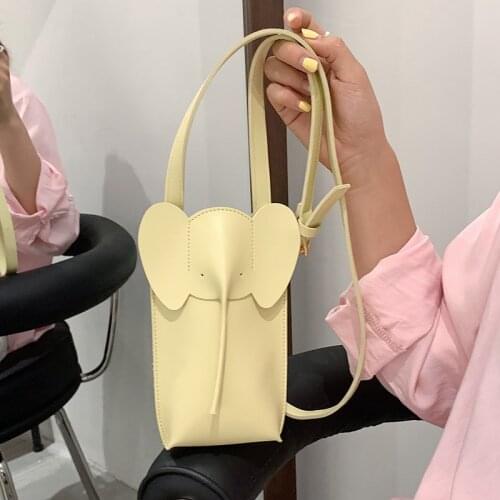 Fashion Crossbody Wallet Elephant Mobile Phone Bag Women Summer 2021 New Trendy PU Skin Bag Shoulder Crossbag Messenger Bags