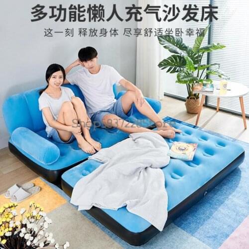 Air Cushion Sofa Inflatable Home Living Room Simple Portable Inflatable Bed