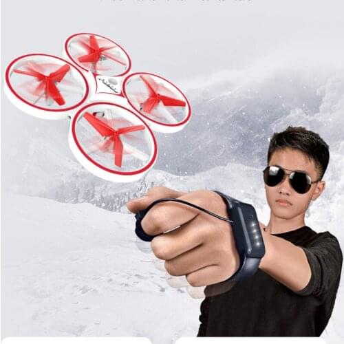 UFO Watch Flying Saucer Gesture Sensing Aircraft Childrens Toy Suspended Four-axis Intelligent Remote Control Drone