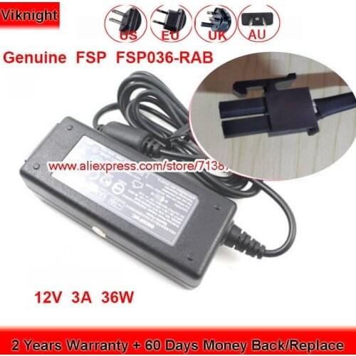 Genuine FSP036-RAB ADAPTER 12V 3A 2PIN PLUG for TIGATE FORTINET AD036RAB-FTN3 FG-60D-BDL 60D 60E 30E-3G4G Power Supply