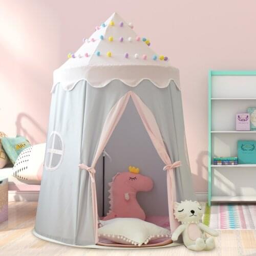 Portable Kids Play Tent For Children Princess Castle Indoor Outdoor Baby Playhouse Folding Tent Toys Camping Room Birthday Gifts