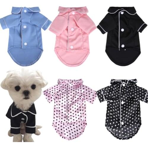 Pets Cat Clothes for Dog Fashion Dog Pajamas Pet Clothing for Small Medium Cats Dogs Clothes Coat Yorkies Chihuahua Bulldogs