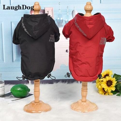 Waterproof Dog Raincoat Luxury Clothes For Small Dogs Rainwear Winter Warm Puppy Hooded Rain Coat Jackets Chihuahua Pet Clothing