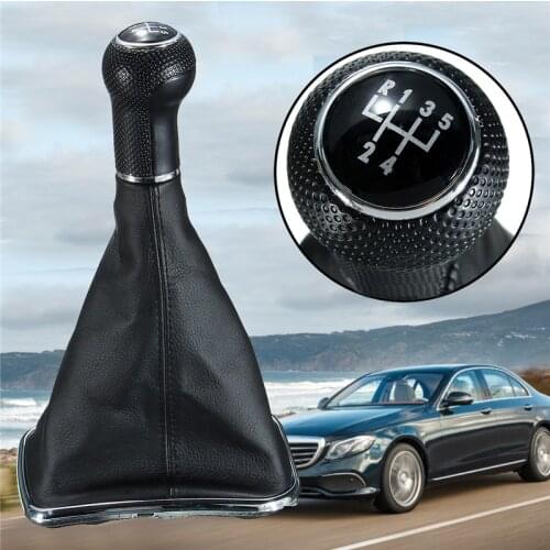 5 Speed 28mm Gear Stick Shift Knob Shifter With Lever Leather Boot For VW /Mk4 /Golf /GTI / R32 1999-2005 Jetta /Bora 1999-2004