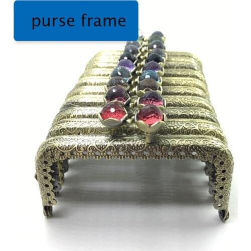 8.5cm small women coin bag self DIY coin bag making metal clasp knurling purse frame candy transparent kiss buckle 10pcs/lot