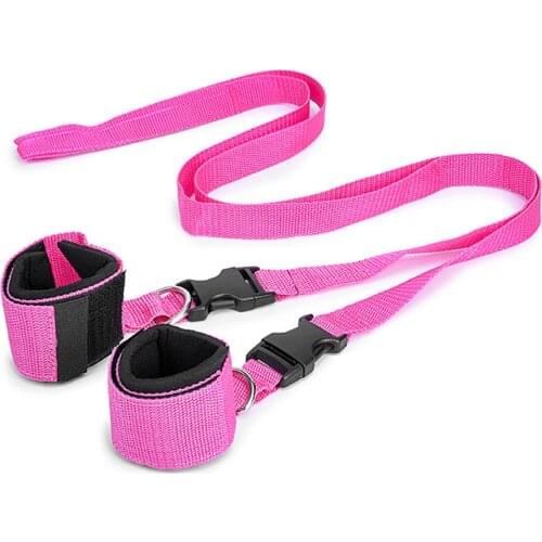 Traction Handcuffs Bdsm Handle Sex Slave Bondage For Women Couples Nylon Accessories Flirting Binding Hand Cuffs Adult Products