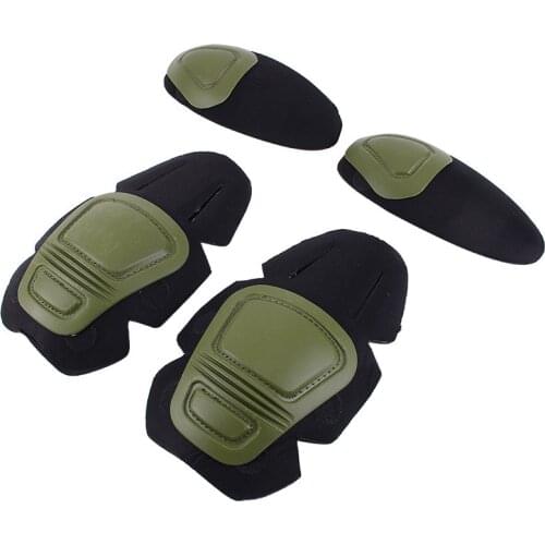 Military Tactical g2 g3 Frog Suit Knee Pads & Elbow Support Paintball Airsoft Kneepad Interpolated Knee Protector Set Knee Pads