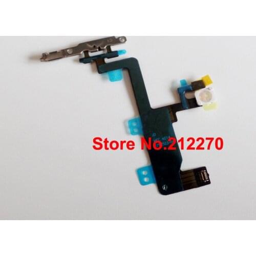 YUYOND Free DHL EMS OEM New Power Button Switch On/Off Flex Cable Ribbon With Metal Bracket For iPhone 6 4.7" Wholesale