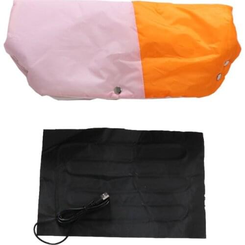 Winter Warm USB Heater Stroller Gloves Warmer Pushchair Hand Muff Waterproof Pram Hand Glove Stroller Accessories