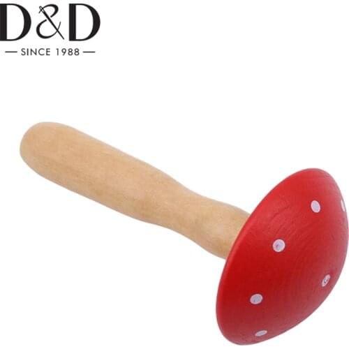 1PC Solid Wooden Darning Mushroom Patching Tool Clothes Socks Bags Socks Home Sewing Mending Device Tool Sewing Accessories