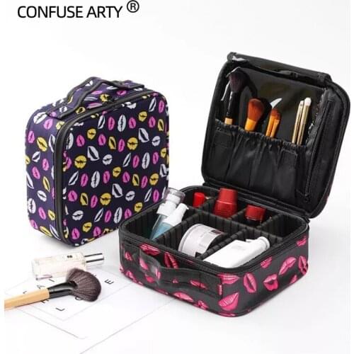 2021 New Professional Makeup Travel Beauty Cosmetic Case For Make Up Storage Bag Nail Tool Box Suitcases