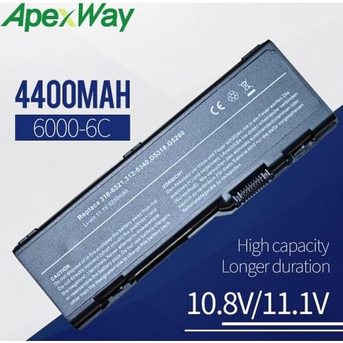 4400mah laptop battery for Dell Inspiron 6000 9200 9300 9400 E1705 XPS M1700 F5635 G5260 G5266 U4873 Y4873 YF976 C5974 D5318