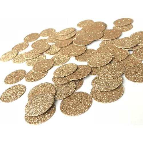Aluminum Gold Round Confetti Dots For Wedding Party Birthday Supply Balloons Filling Confett Dots Deco Shower Hand Throw Paper